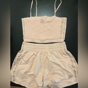 Urban Outfitters x Adidas Tank and Shorts Matching Set